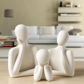 Estatueta Minimalista União da Vida – Feito em Gesso