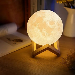 Luminária Lua LED MoonLight com Base