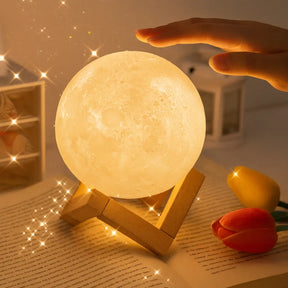 Luminária Lua LED MoonLight com Base