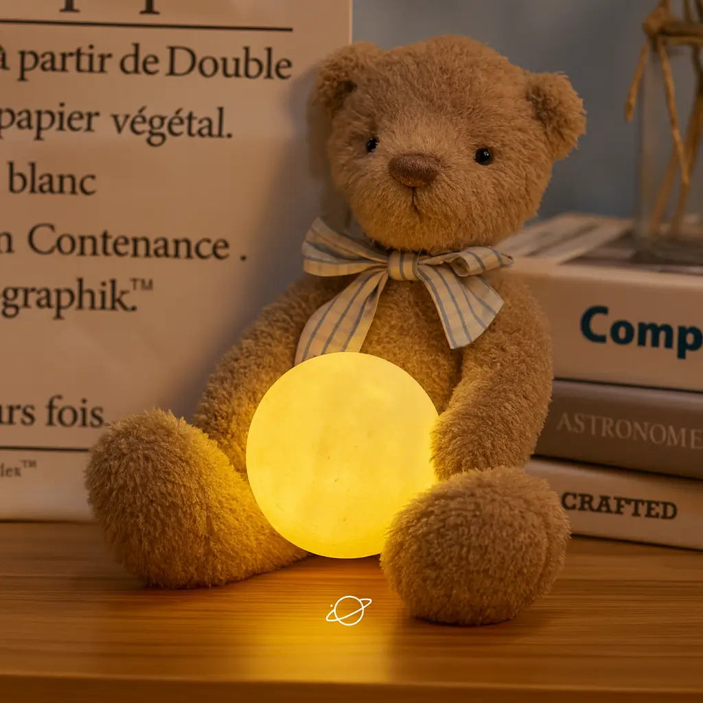 Luminária Lua LED MoonLight com Base