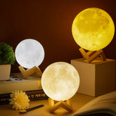 Luminária Lua LED MoonLight com Base