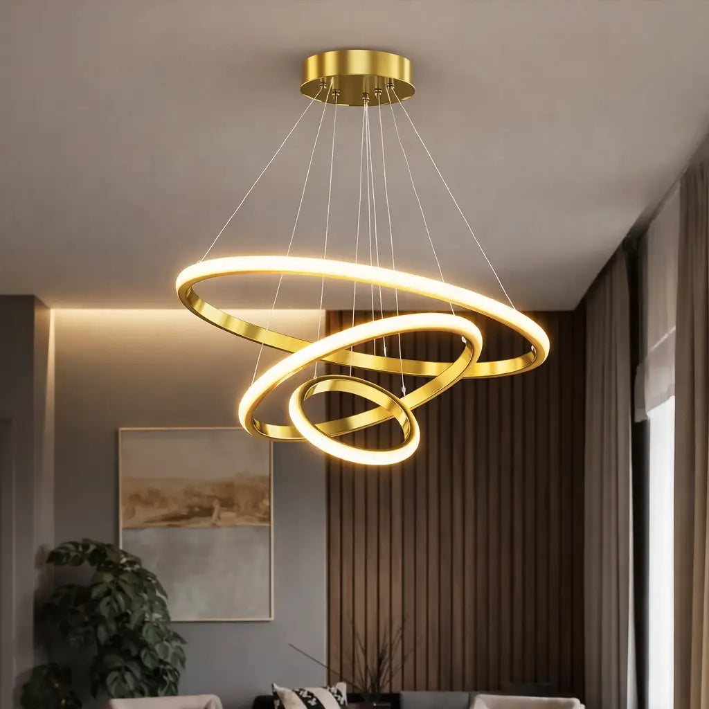 Lustre Aurora de LED com 3 Cores – Bivolt