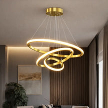 Lustre Aurora de LED com 3 Cores – Bivolt