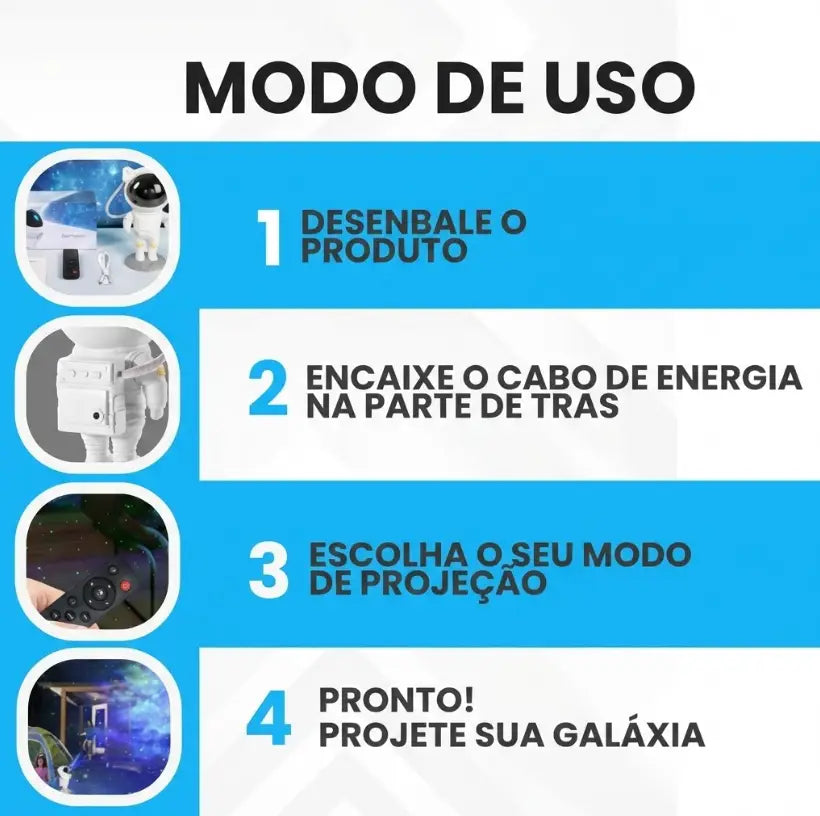 Projetor de luz/ Astronauta YHY-30