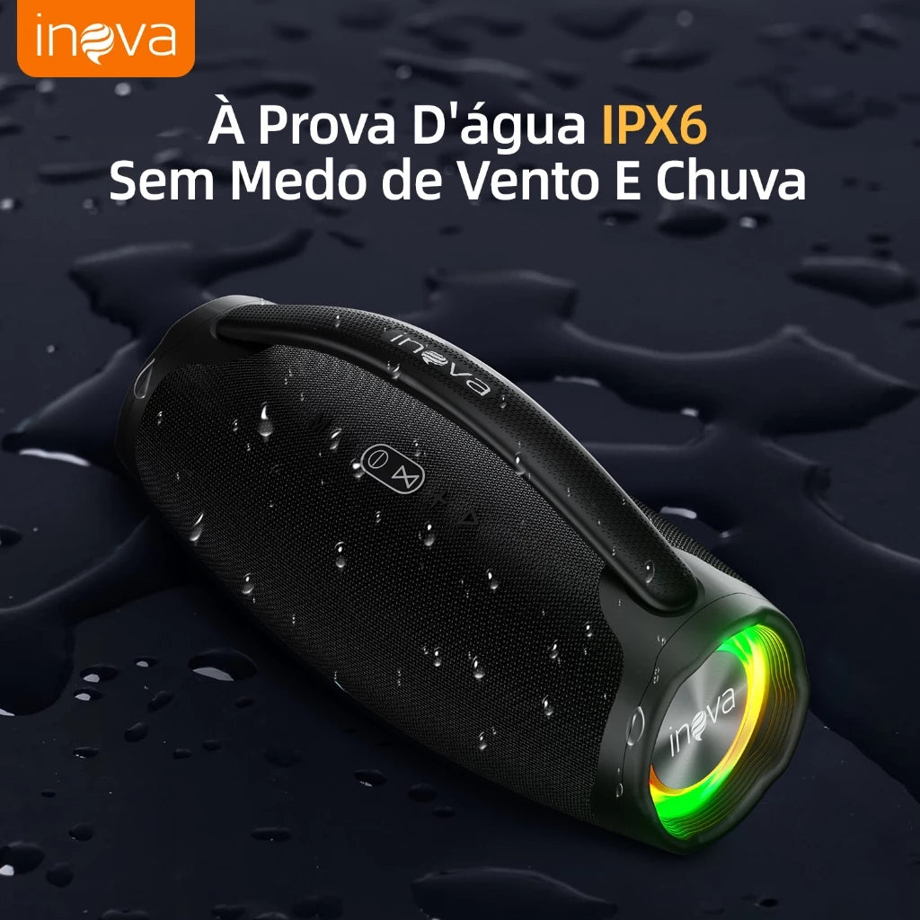 Caixa De Som Estéreo Alta Fidelidade Ipx6 Speaker  - INOVA