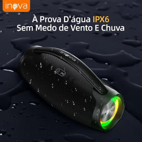 Caixa De Som Estéreo Alta Fidelidade Ipx6 Speaker  - INOVA