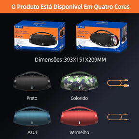 Caixa De Som Estéreo Alta Fidelidade Ipx6 Speaker  - INOVA