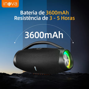 Caixa De Som Estéreo Alta Fidelidade Ipx6 Speaker  - INOVA