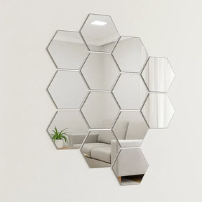 Kit 10 Espelhos HexaDecor 12x10 – INQUEBRÁVEL