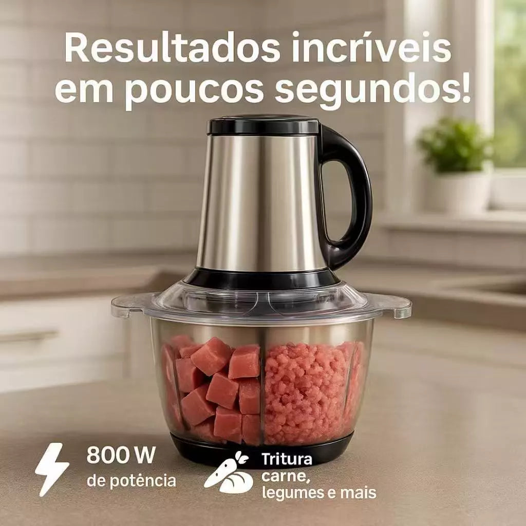 TurboMix™ - Processador e Triturador Elétrico