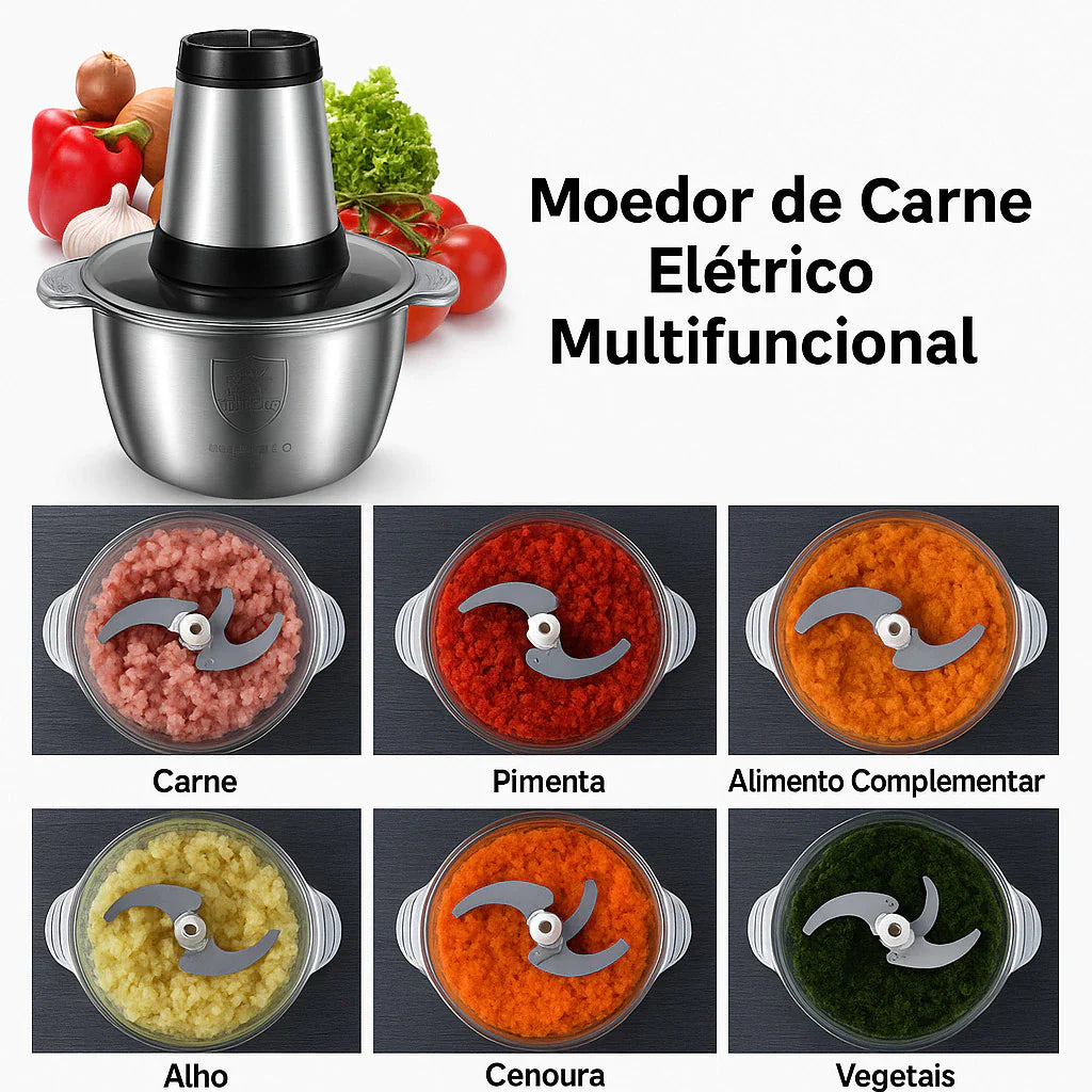 TurboMix™ - Processador e Triturador Elétrico